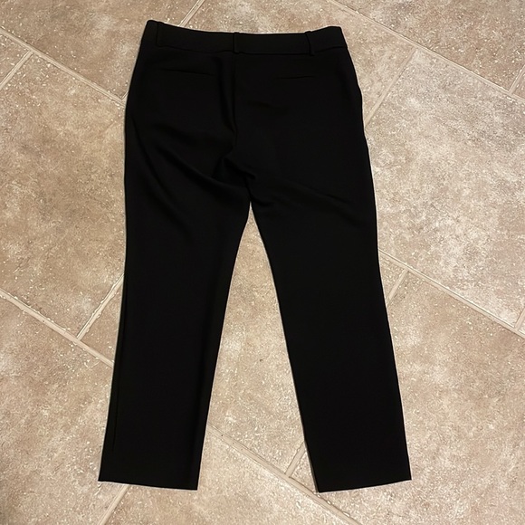Loft Black Slacks Pants Slim 8 Career Business Causal - Picture 2 of 4